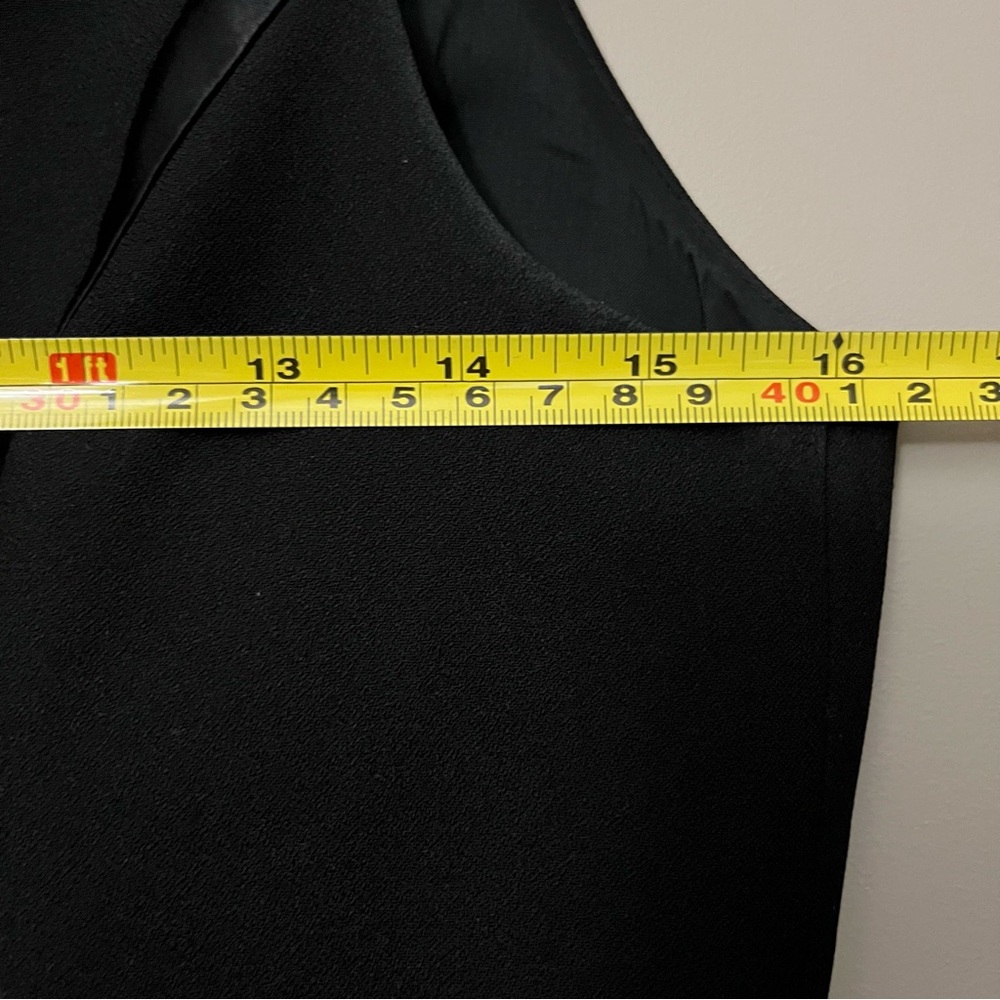 Cache Black Sleeveless Pearl-Button Vest - Picture 10 of 10